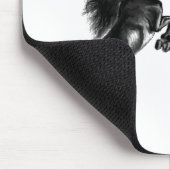 Jouw tekst en kleur van de Muismat van zwarte paar (Hoek)