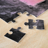 Jouw tekst- en kleurrijke achtergrondinformatie legpuzzel (Zijkant)