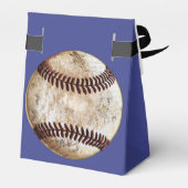 JOUW TEKST en TEAM KLEUREN op Baseball Goodie Tass Bedankdoosjes (Achterkant)