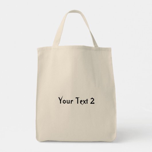 Jouw tekst Gedrukt Mooie Super shopper koper Tote Bag (Achterkant)