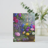 Jouw tekst gemengde bloemen 10 Sjabloon stilleven (Staand voorkant)