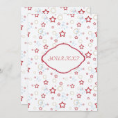 Jouw tekst, gepersonaliseerd kaart (Voorkant / Achterkant)