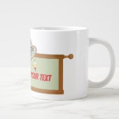 Jouw tekst Gift Jumbo Mok toevoegen (Rechts)