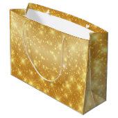 Jouw tekst Gold Valentijnsdag Bericht Groot Cadeauzakje (Achterkant Gekanteld)