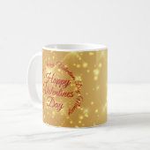 Jouw tekst Gold Valentijnsdag Bericht Koffiemok (Voorkant links)