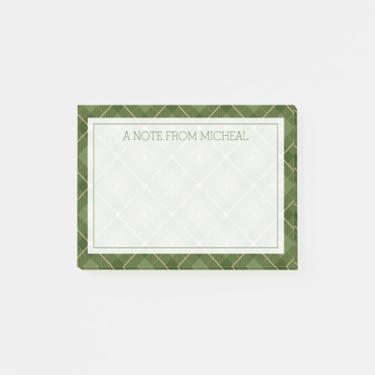 Jouw tekst | Green Play Post-it® Notes (Voorkant)