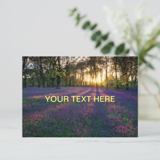 JOUW TEKST HERE KAART (Staand voorkant)