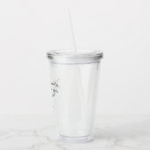 Jouw tekst hier - aangepaste offerte acryl drinkbeker (Links)