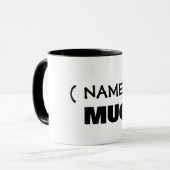 Jouw tekst hier, aanpasbare mok (Voorkant links)