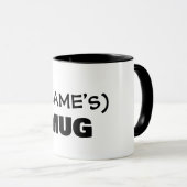 Jouw tekst hier, aanpasbare mok (Voorkant rechts)