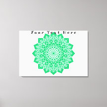 Jouw tekst Hier Custom Art Stretched Canvas Print