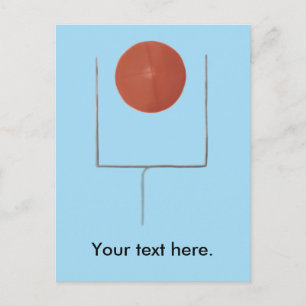 Jouw tekst Hier gepersonaliseerde Football Briefka Briefkaart