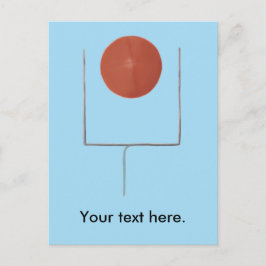 Jouw tekst Hier gepersonaliseerde Football Briefka Briefkaart