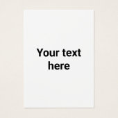 jouw tekst hier het manuscript eenvoudige minimale visitekaartje (Voorkant)