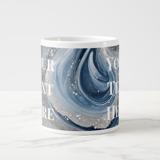 Jouw tekst hier Jumbo Mok aangepaste tekst Mok (Voorkant)