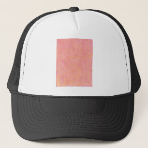 Jouw tekst hier: Peach roze achtergrond Trucker Pet