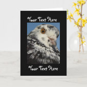 Jouw tekst hier, Pigeon, Jouw tekst hier Kaart (Gele Bloem)