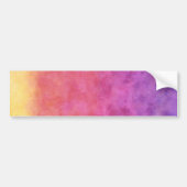Jouw tekst hier: RAINBOW SUNSET ACHTERGROND Bumpersticker (Voorkant)