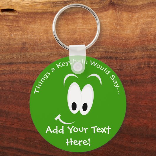 Jouw tekst Hier Sleutelhanger toevoegen (Voorkant)