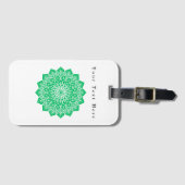 Jouw tekst Hier Tekst en Afbeelding Aangepaste rei Bagagelabel (Voorkant (horizontaal))