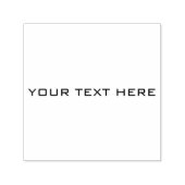 Jouw tekst hier  zelfinktende stempel (Design)