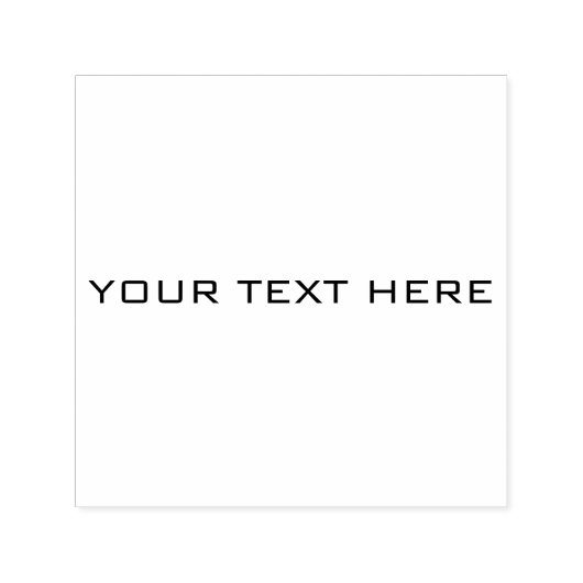 Jouw tekst hier zelfinktende stempel (Design)