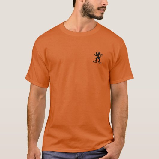 jouw tekst - Holland Lion T-shirt (Voorkant)