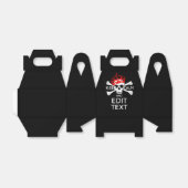 Jouw tekst Houd kalm rode kroonbeenderen Huid Bedankdoosjes (Uitgevouwen)