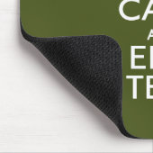 jouw tekst houdt kalm en op het levende groene dec muismat (Hoek)