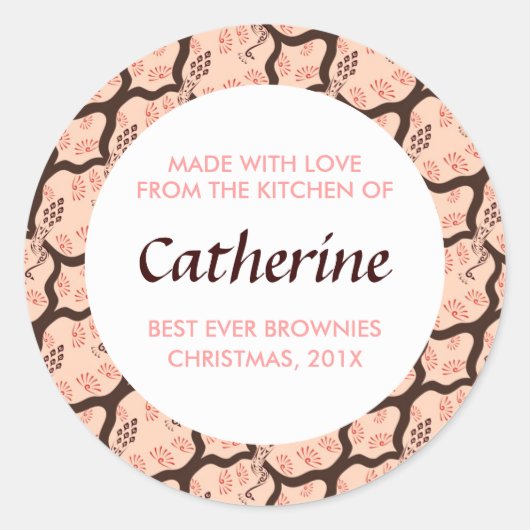 Jouw tekst jam, bakken, saus, product Stickers (Voorkant)