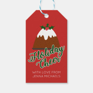 Jouw tekst Kerstmis in feestdagen Cadeaulabel