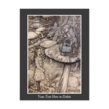 Jouw tekst/Kleur Alice met Caterstyle Rackham Art