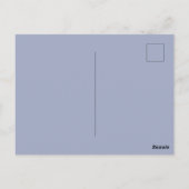 Jouw tekst/Kleur Jezus Nativiteit Kerstster Blauw Briefkaart (Achterkant)