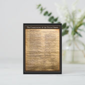 Jouw tekst/Kleurengrondwet van de Verenigde Staten Briefkaart (Staand voorkant)