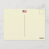 Jouw tekst/Kleurengrondwet van de Verenigde Staten Briefkaart (Achterkant)