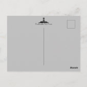 Jouw tekst/kleureninventarisatie Nikola Tesla Foto Briefkaart (Achterkant)