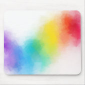Jouw tekst kleurrijke Abstracte kunst Sjabloon toe Muismat (Voorkant)