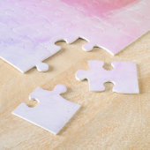 Jouw tekst & Kleurrijke Vervagende Ombre Gradiënt Legpuzzel (Zijkant)