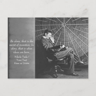 Jouw tekst/kleuruitvinder Nikola Alone Time Quote Briefkaart