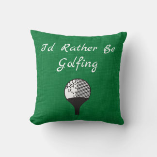 Jouw tekst Land Green Burlap Solid Plain Color Kussen