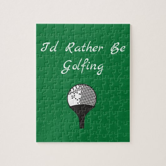 Jouw tekst Land Green Burlap Solid Plain Color Legpuzzel (Verticaal)