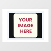 jouw tekst logo raamsticker (Vel)