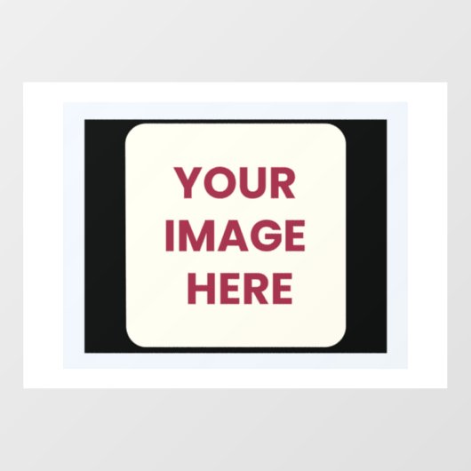 jouw tekst logo raamsticker (Vel)