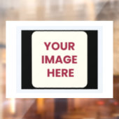 jouw tekst logo raamsticker (Vel 2)