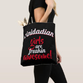 (Jouw tekst) Meisjes zijn Freakin Geweldige Tote Bag (Dichtbij)