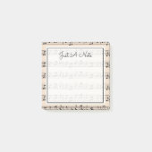 Jouw tekst | Muzieknoten Post-it® Notes (Voorkant)