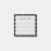 Jouw tekst | Muzieknoten Post-it® Notes (Voorkant)