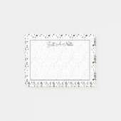 Jouw tekst | Muzieknoten Post-it® Notes (Voorkant)