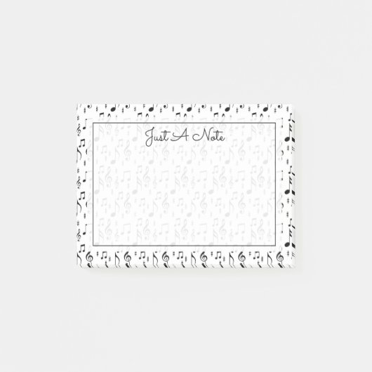 Jouw tekst | Muzieknoten Post-it® Notes (Voorkant)