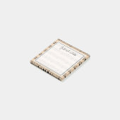 Jouw tekst | Muzieknoten Post-it® Notes (Schuin)